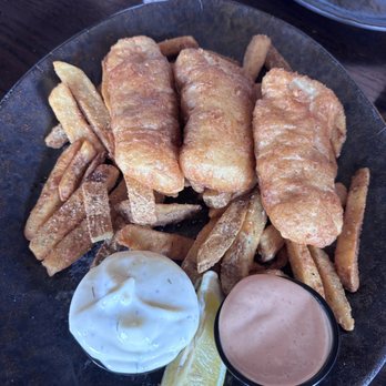 Strap Tank Brewery - Beer Battered Fish & Chips - 3 Piece Fish & Chips - New American Near Me - Lehi, Utah Strap Tank Brewery - Beer Battered Fish & Chips - 3 Piece Fish & Chips - New American Near Me - Lehi, Utah