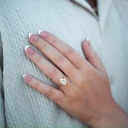 Engagement shoot with my fresh manicure from Pinkies! Mani is 4 days old in this photo