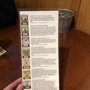 Auburn Alehouse - Beer menu 1/19 - American Near Me - Auburn, California