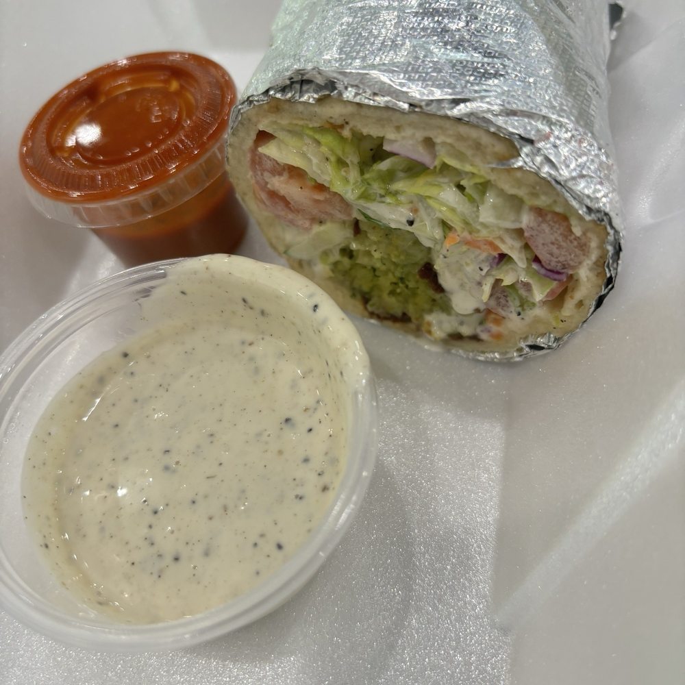 KABOB-iSH - Falafel wrap with tahini sauce excellent - Mediterranean Near Me - Duluth, Georgia