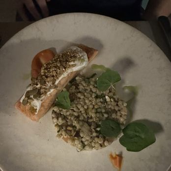 The Cottage - Salmon Salmon Baked in Cedar Paper - New American Near Me - Greenwich, Connecticut The Cottage - Salmon Salmon Baked in Cedar Paper - New American Near Me - Greenwich, Connecticut