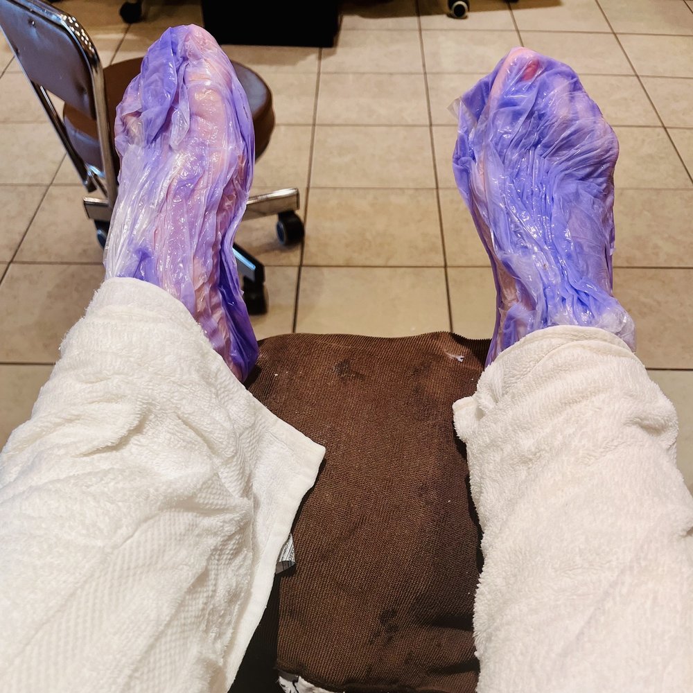 Parrafin wax for lavender pedicure Parrafin wax for lavender pedicure