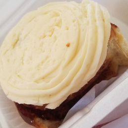 Took cinnamon roll home to the teen.