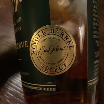 Oak Room - Sea Island's special bottling of single barrel Weller - Southern Near Me - St. Simons, Georgia Oak Room - Sea Island's special bottling of single barrel Weller - Southern Near Me - St. Simons, Georgia