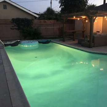 Pool Service & Maintenance Professionals - Backyard Pool at dark - Hot Tub & Pool Near Me - La Habra, California Pool Service & Maintenance Professionals - Backyard Pool at dark - Hot Tub & Pool Near Me - La Habra, California