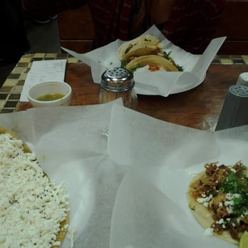 Gordos - Huarache on the left, then a bunch of tacos. - Grocery Near Me - Birmingham, Alabama Gordos - Huarache on the left, then a bunch of tacos. - Grocery Near Me - Birmingham, Alabama