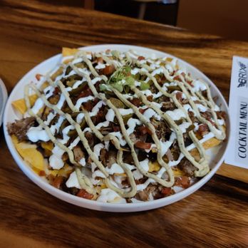 Brix Modern Mexican Cusine - Westport Nachos ( with Carnitas ) - Mexican Near Me - Kansas City, Missouri Brix Modern Mexican Cusine - Westport Nachos ( with Carnitas ) - Mexican Near Me - Kansas City, Missouri