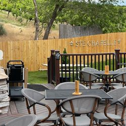 Ste. Chapelle Winery - Dining experience outside.