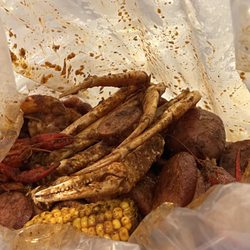 Juicy Crawfish & Seafood - Juicy Special Combo (shrimp, snow crab, crawfish, sausage, potato, corn)