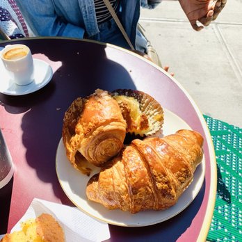 Cafe-Flor - Chocolate Croissant and Croissant - Coffee & Tea Near Me - New York, New York