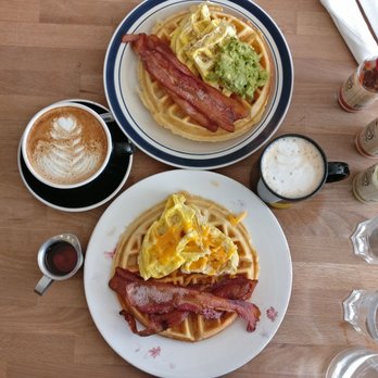 The Cannon - Canadian and California waffles with latte and the shannon - Coffee & Tea Near Me - Hamilton, Ontario The Cannon - Canadian and California waffles with latte and the shannon - Coffee & Tea Near Me - Hamilton, Ontario