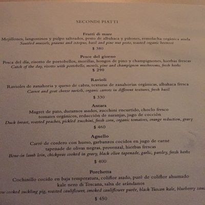 Menu photo 7 Gioia Restaurante & Terrazas Buenos Aires, C Menu photo 7 Gioia Restaurante & Terrazas Buenos Aires, C