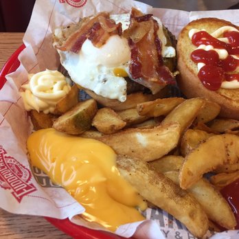 Fuddruckers - Hangover burger!! - American Near Me - Miami, Florida Fuddruckers - Hangover burger!! - American Near Me - Miami, Florida