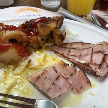Old John's Diner - Lunch meat, ham for a ham sandwich and runny eggs. - Diners Near Me - New York, New York Old John's Diner - Lunch meat, ham for a ham sandwich and runny eggs. - Diners Near Me - New York, New York