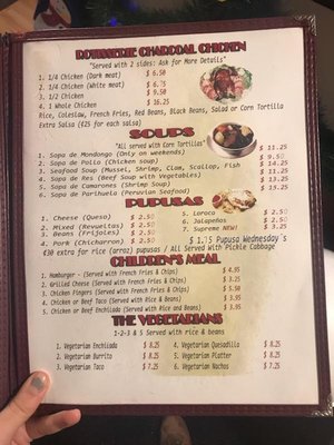 Menu photo 6 La Chocita Grill Leesburg, VA