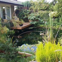 Kathy's Small Garden Company - Pond installation.