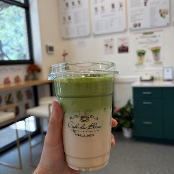Cafe Du Bliss - earl grey matcha cloud - Cafes Near Me - Austin, Texas Cafe Du Bliss - earl grey matcha cloud - Cafes Near Me - Austin, Texas