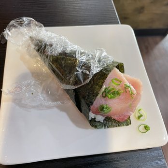 Yoshi Sushi - Yellowtail hand roll - Japanese Near Me - Milpitas, California Yoshi Sushi - Yellowtail hand roll - Japanese Near Me - Milpitas, California
