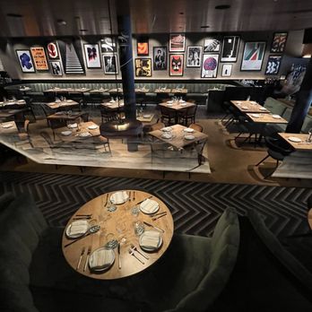 Ummo - Picture of downstairs dinner area (during brunch hours closed) - Italian Near Me - Chicago, Illinois