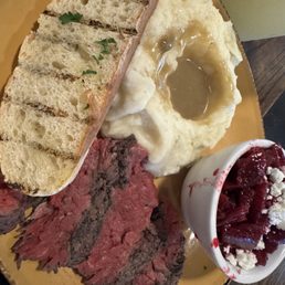 Grilled Steak mashed Mashed Organic Potatoes W. Gravy Beets Grilled Steak mashed Mashed Organic Potatoes W. Gravy Beets