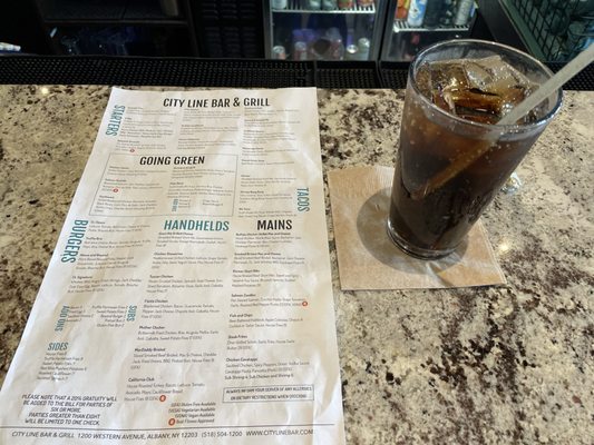 Menu photo 4 City Line Bar and Grill Albany, NY