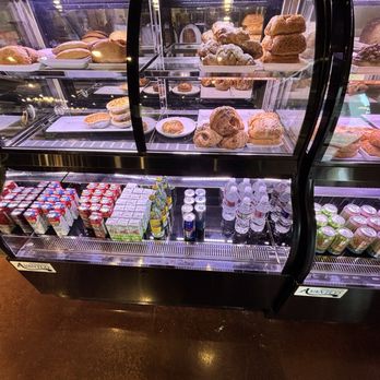 First Cup Coffee - assortment of pastries and bottled drinks - Coffee Roasteries Near Me - Pearland, Texas First Cup Coffee - assortment of pastries and bottled drinks - Coffee Roasteries Near Me - Pearland, Texas