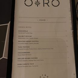 Menu Menu