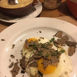Taverna di Arlecchino - Polenta with eggs and black truffle