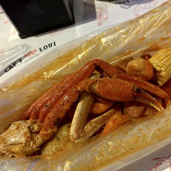 Cap't Loui - Snow Crab (1/2 lb) w/ Shrimp Head Off (1/2 lb) - Cajun/Creole Near Me - Duluth, Georgia Cap't Loui - Snow Crab (1/2 lb) w/ Shrimp Head Off (1/2 lb) - Cajun/Creole Near Me - Duluth, Georgia