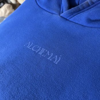 Premier Cleaners - pilling washed out blue hoodie, stain still on collar. - Laundry Services Near Me - Wethersfield, Connecticut Premier Cleaners - pilling washed out blue hoodie, stain still on collar. - Laundry Services Near Me - Wethersfield, Connecticut