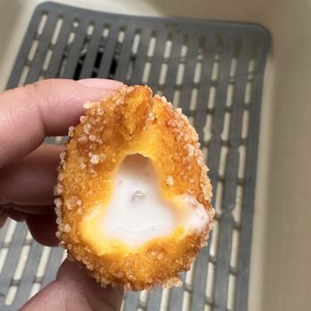 Nali Grill - Inside of a coconut lava ball. Looks a little weird but tasty! - Chinese Near Me - San Jose, California Nali Grill - Inside of a coconut lava ball. Looks a little weird but tasty! - Chinese Near Me - San Jose, California