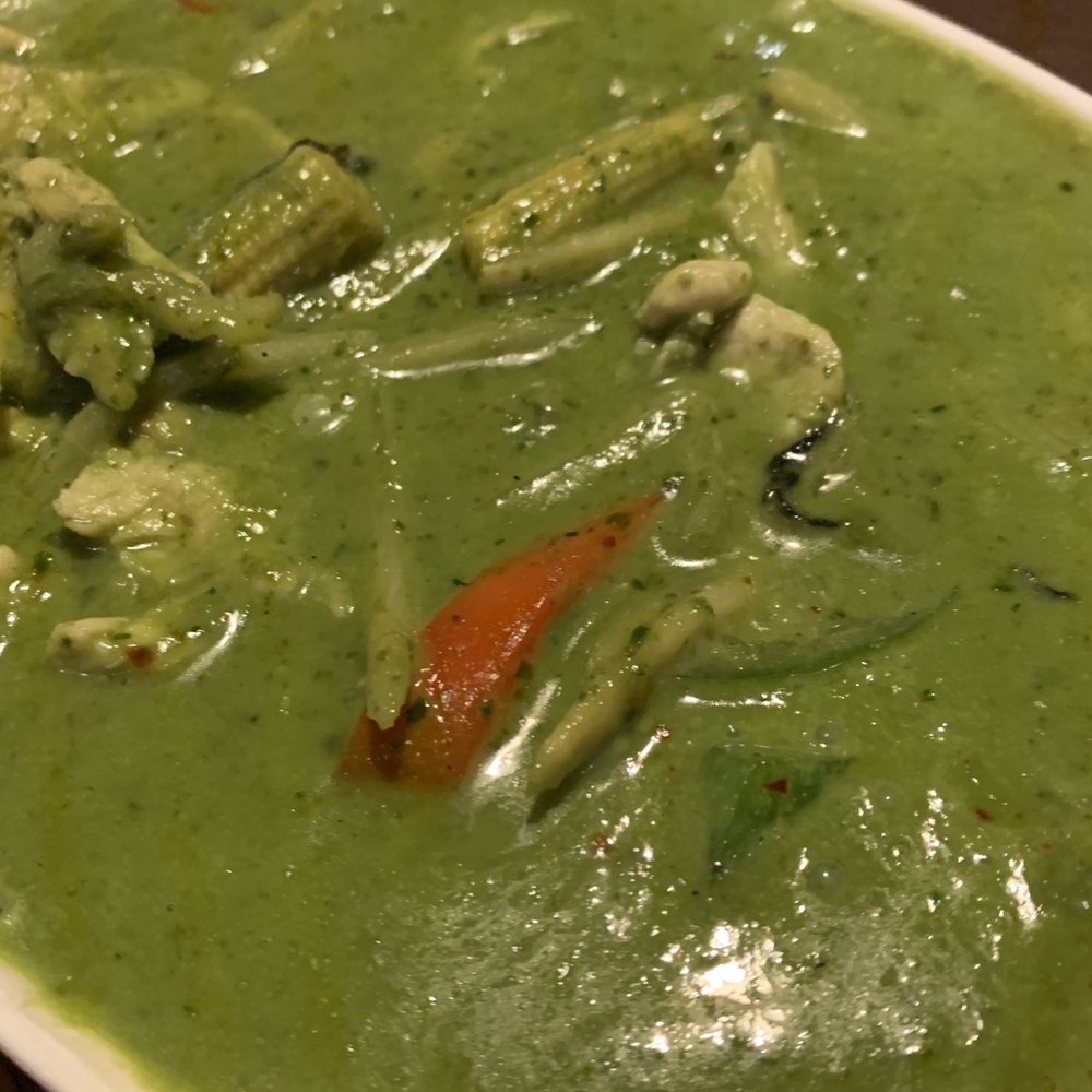 Thai Monkey - Green curry chicken - Thai Near Me - Roanoke, Texas