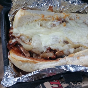 Rosati's Pizza - Big portion, thick bun broke eitherway due to waaaayyy too much sauce. Proceed with a fork. - Pizza Near Me - Fox Point, Wisconsin