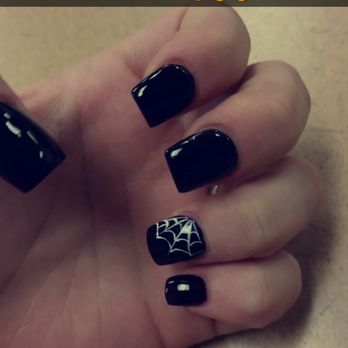 KC Nails & Spa - Spider webs!! Turned out great! - Nail Salons Near Me - Chico, California KC Nails & Spa - Spider webs!! Turned out great! - Nail Salons Near Me - Chico, California