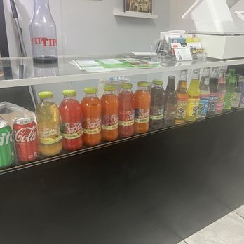 Real Real Jamaica - Drink options at the ordering counter. - Caribbean Near Me - San Antonio, Texas Real Real Jamaica - Drink options at the ordering counter. - Caribbean Near Me - San Antonio, Texas