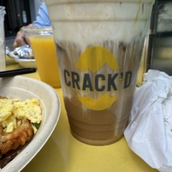 Crack’d Kitchen and Coffee - Caramel maple iced coffee. Delish!!? - Breakfast & Brunch Near Me - Plantation, Florida Crack’d Kitchen and Coffee - Caramel maple iced coffee. Delish!!? - Breakfast & Brunch Near Me - Plantation, Florida