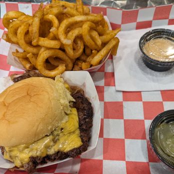 Eighty Twenty - Burger, fries, pickles, sauce - Burgers Near Me - Westwood, New Jersey