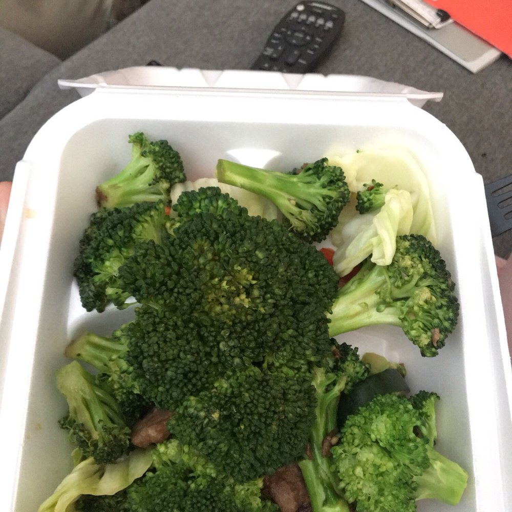 Panda Express - Way too much broccoli. - Chinese Near Me - Vacaville, California