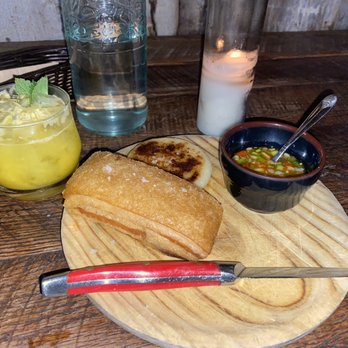 Maite - Pork Belly (Chicharron) with an arepita - Colombian Near Me - Brooklyn, New York