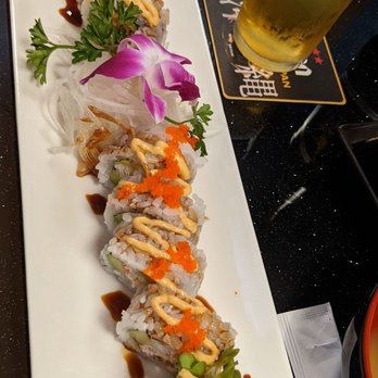 Nara Sushi - Spider roll with lots of soft shell crab inside! - Sushi Bars Near Me - Folsom, California Nara Sushi - Spider roll with lots of soft shell crab inside! - Sushi Bars Near Me - Folsom, California