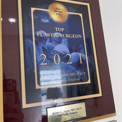 Just one of the awards of Dr Taylor