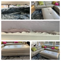 Rooms To Go - Ottoman showed damage first. They would allow us to return this for a new piece from them or $100.