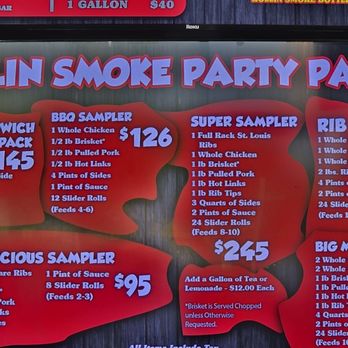 Rollin Smoke Barbeque Summerlin - Party packs - Barbeque Near Me - Las Vegas, Nevada