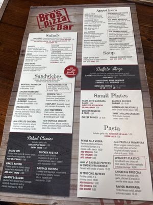 Menu photo 1 Bro's Pizzeria & Bar Largo, FL