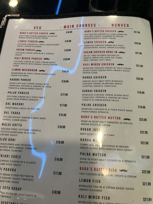 Menu photo 1 Baba’s Restro & Bar Ashburn, VA