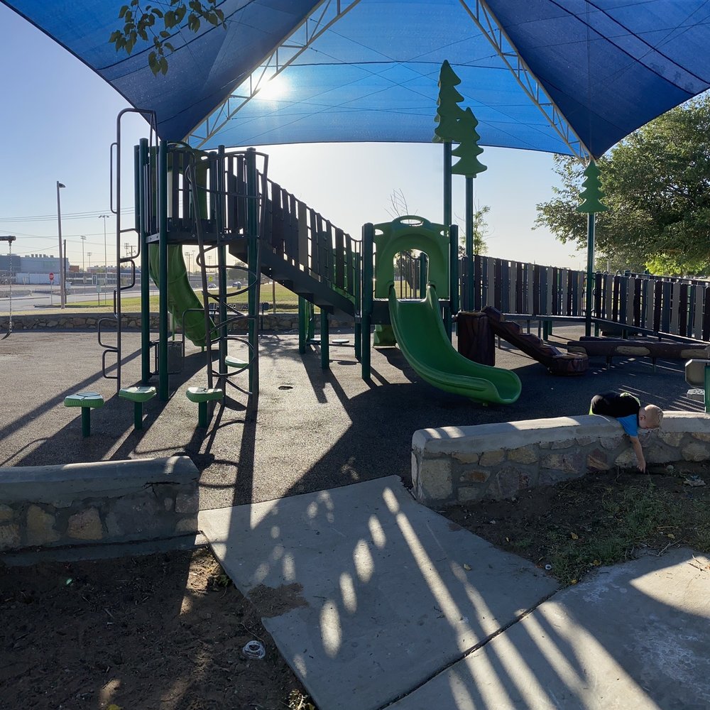 Ponder Park - Great toddler park. Climbing, swings, slides, and shaded + Picnic tables to sit at under large oak trees. - Parks Near Me - El Paso, Texas Ponder Park - Great toddler park. Climbing, swings, slides, and shaded + Picnic tables to sit at under large oak trees. - Parks Near Me - El Paso, Texas