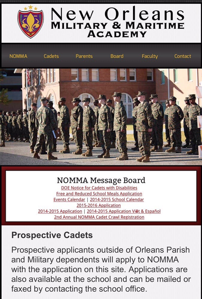 New Orleans Military Maritime Academy - social services organization in New Orleans, LA