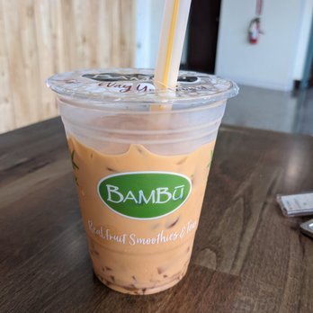 BAMBU - Thai milk tea with jellys - Bubble Tea Near Me - Syracuse, New York