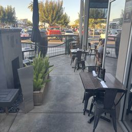 Outside seating