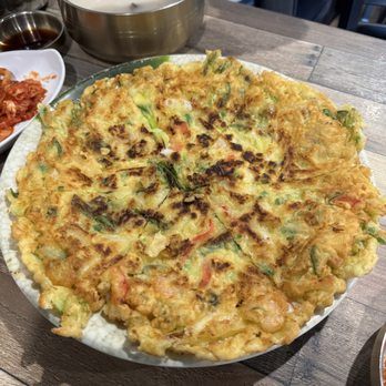 Shin Chon - Seafood pancake - Korean Near Me - Annandale, Virginia